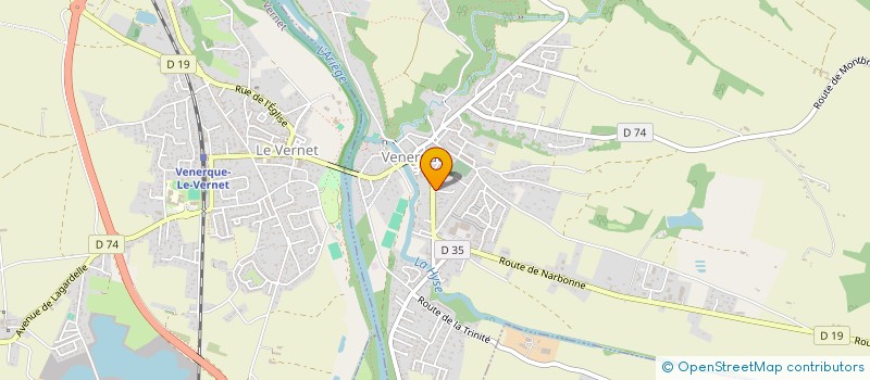 localisation de l'entreprise GROUPEMENT FORESTIER VENERQUE FORET  VENERQUE