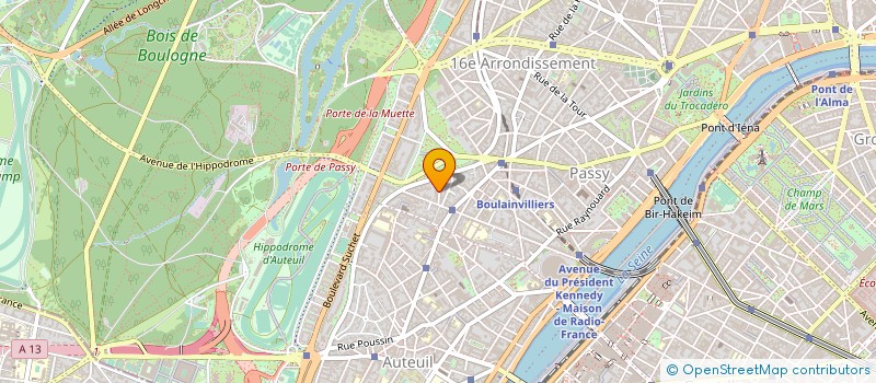 localisation de l'entreprise GROUPEMENT FORESTIER VIERGE DES BOIS  PARIS