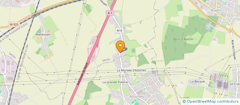 localisation de l'entreprise GROUPEMENT FORESTIER VITA  LIEVIN