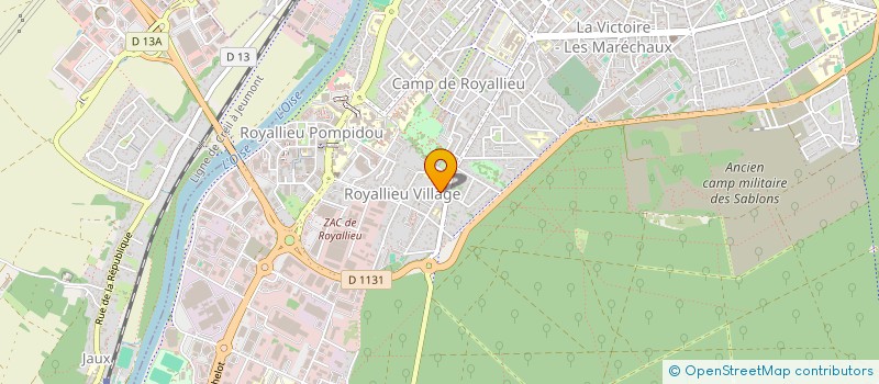 localisation de l'entreprise GROUPEMENT FORESTIER WALMAR  COMPIEGNE