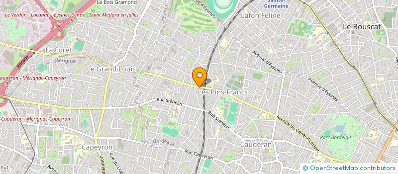 localisation de l'entreprise GROUPEMENT FORESTIER YVALPER à BORDEAUX