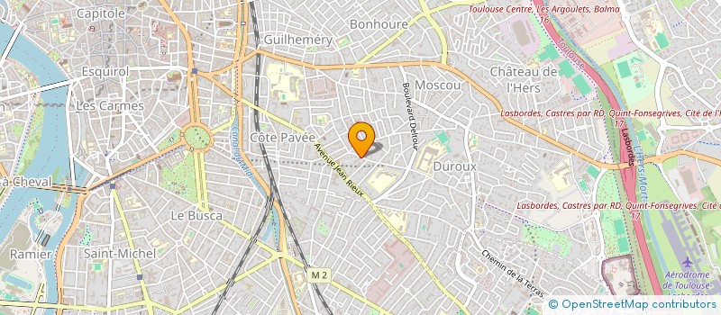 localisation de l'entreprise GROUPEMENT FORMATEURS EN MASSAGE CHINOIS à TOULOUSE
