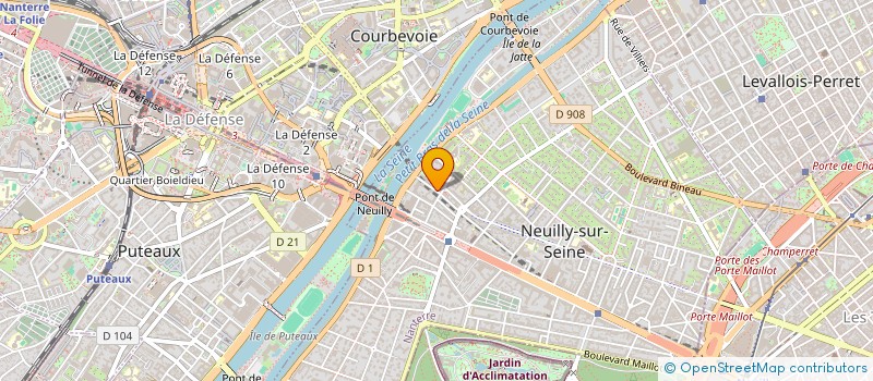 localisation de l'entreprise GROUPEMENT FRANC D ENTREPRISE à NEUILLY-SUR-SEINE