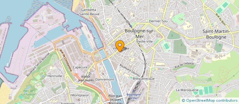 localisation de l'entreprise GROUPEMENT G1BESOIN  BOULOGNE-SUR-MER