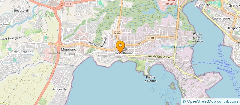 localisation de l'entreprise GROUPEMENT GUADELOUPEEN DE GESTION DES FESI  BAIE-MAHAULT