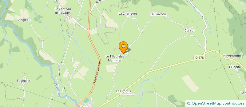 localisation de l'entreprise GROUPEMENT HIPPIQUE DU HAUT CANTAL à LE VIGEAN