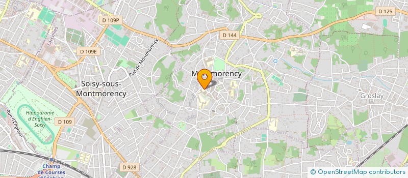 localisation de l'entreprise GROUPEMENT HOSPITALIER EAUBONNE MONTMORENCY SIMONE VEIL  MONTMORENCY