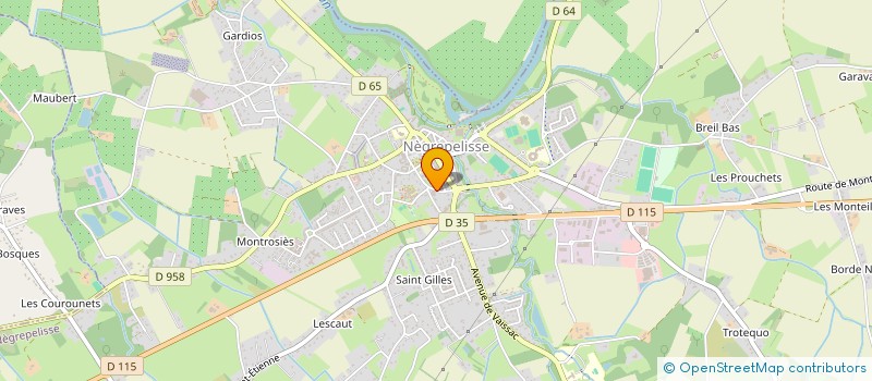 localisation de l'entreprise GROUPEMENT HOSPITALIER VALLEE QUERCY à NEGREPELISSE