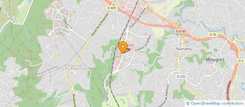 localisation de l'entreprise GROUPEMENT HYGIENE SERVICES à MOUGINS