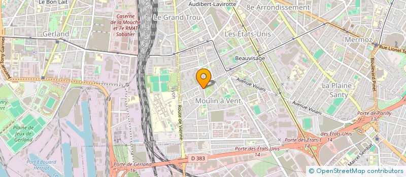 localisation de l'entreprise GROUPEMENT IMMOBILIER CALTAGIRONE  VENISSIEUX