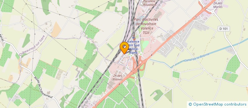 localisation de l'entreprise GROUPEMENT IMMOBILIER DES NOTAIRES DU DAUPHINE  ALIXAN