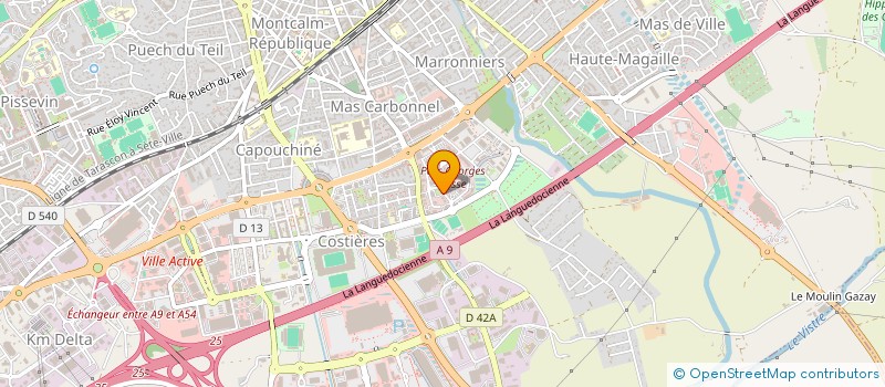 localisation de l'entreprise GROUPEMENT IMMOBILIER.NOTAIRES GRAND SUD  NIMES