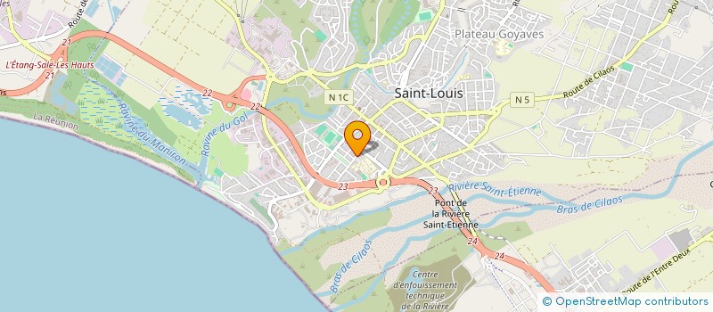 localisation de l'entreprise GROUPEMENT IMMOBILIER SOLIDAIRE à SAINT-LOUIS