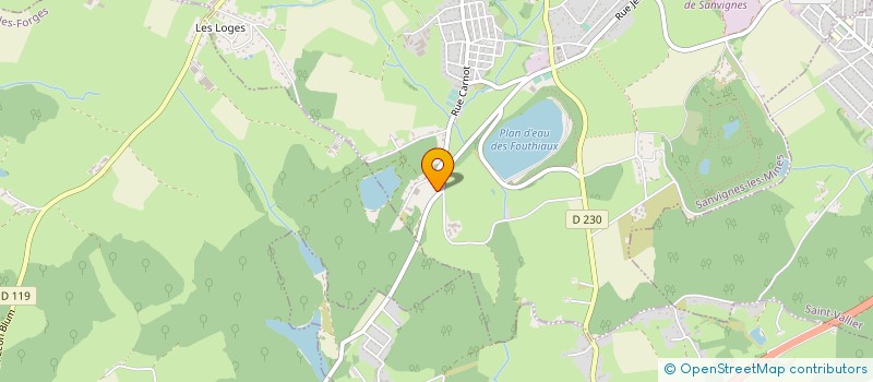 localisation de l'entreprise GROUPEMENT INDUSTRIEL DE PYROLYSE à SANVIGNES LES MINES