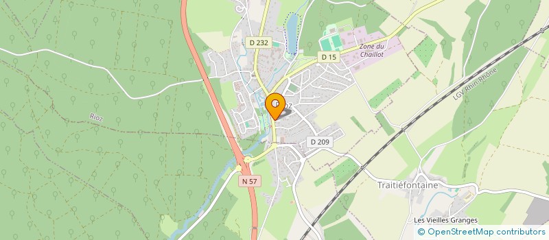 localisation de l'entreprise GROUPEMENT INFIRMIER DE RIOZ  RIOZ