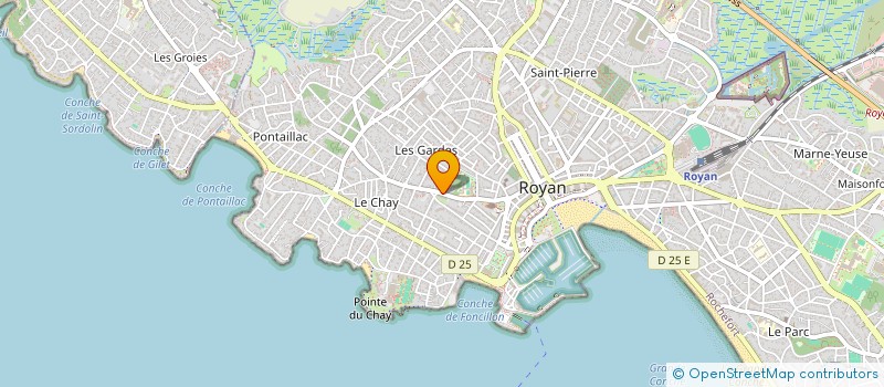 localisation de l'entreprise GROUPEMENT INFIRMIER HELIOS  ROYAN