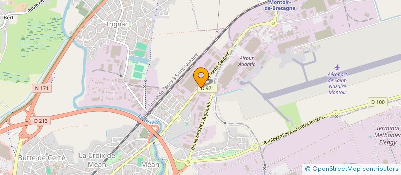 localisation de l'entreprise GROUPEMENT INTER ENTREPRISES GRAND OUEST  MONTOIR-DE-BRETAGNE