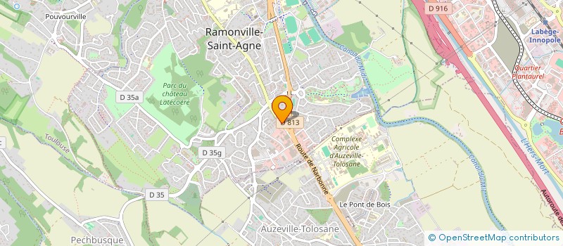 localisation de l'entreprise GROUPEMENT INTERACTIF DU DEGIVRAGE ET DU DENEIGEMENT à RAMONVILLE-SAINT-AGNE
