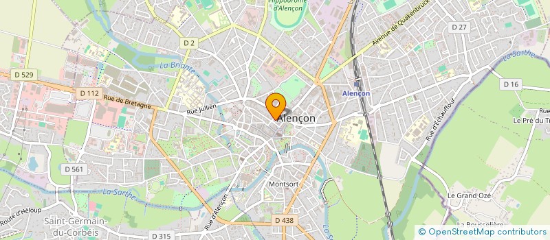 localisation de l'entreprise GROUPEMENT INTERCONSULAIRE DU LOGEMENT à ALENCON