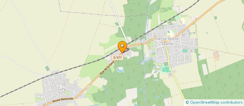 localisation de l'entreprise GROUPEMENT INTERET CYNEGETIQUE SOUCHE  BUCY-LES-PIERREPONT