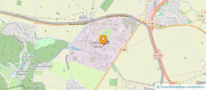 localisation de l'entreprise GROUPEMENT INTERET PUBLIC RELATIF AUX SOURCES RADIOACTIVES SCELLEES DE HAUTE ACTIVITE à SACLAY