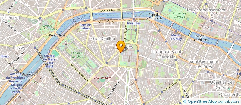 localisation de l'entreprise GROUPEMENT INTERMINISTERIEL DE CONTROLE à PARIS
