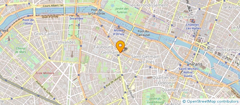 localisation de l'entreprise GROUPEMENT INTERNATIONAL DE COURTAGE à PARIS