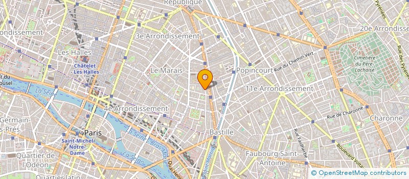 localisation de l'entreprise GROUPEMENT INTERNATIONAL TEXTILE  PARIS