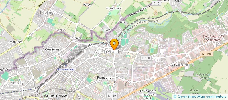 localisation de l'entreprise GROUPEMENT INTERPROFESSIONNEL ANNEMASSE à VILLE-LA-GRAND