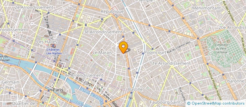 localisation de l'entreprise GROUPEMENT INTERPROFESSIONNEL DU LUMINAIRE  PARIS