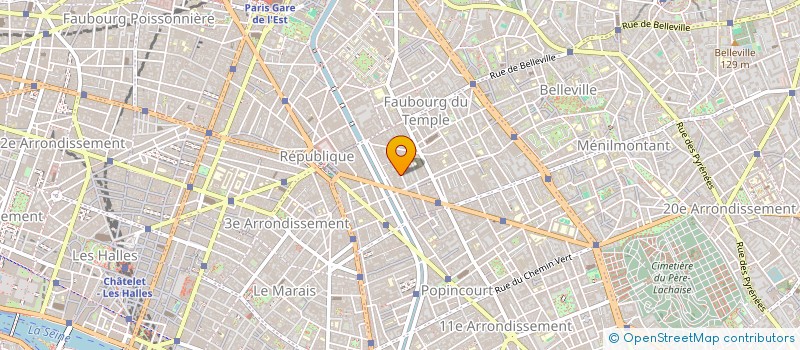 localisation de l'entreprise GROUPEMENT INTERPROFESSIONNEL TRANSPORTS  PARIS