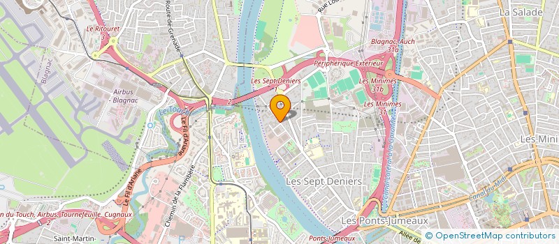 localisation de l'entreprise GROUPEMENT INTERQUARTIERS DE TRANQUILLITE ET DE SURETE à TOULOUSE