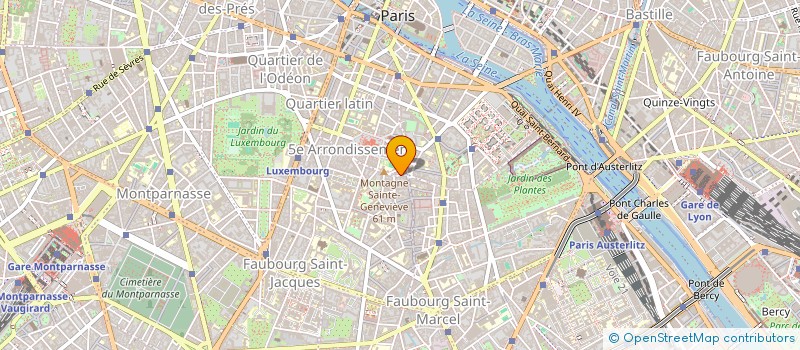 localisation de l'entreprise GROUPEMENT INTERSCIENTIFIQUE POUR LE DEVELOPPEMENT FRANCO-LATINO- AMERICAIN  PARIS