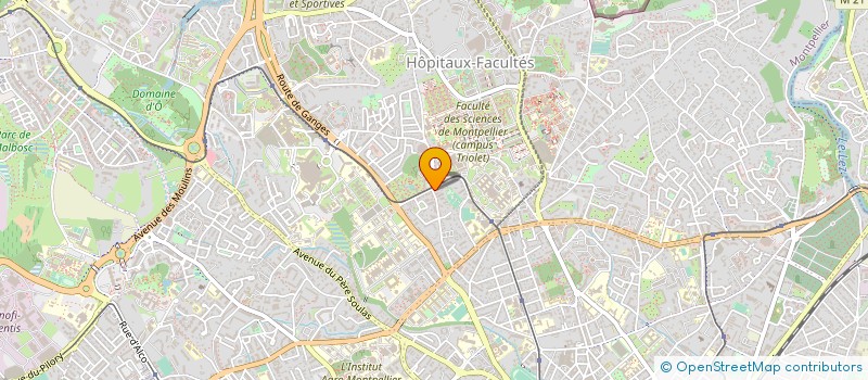 localisation de l'entreprise GROUPEMENT INTERVENTION FINANCIERES à MONTPELLIER