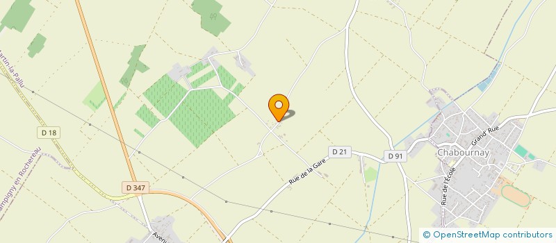 localisation de l'entreprise GROUPEMENT JEUNES CAP HAUT POITOU  SAINT-MARTIN-LA-PALLU