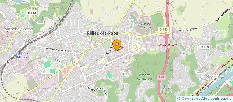 localisation de l'entreprise GROUPEMENT JEUNESSE ET ENTRAIDE  RILLIEUX-LA-PAPE