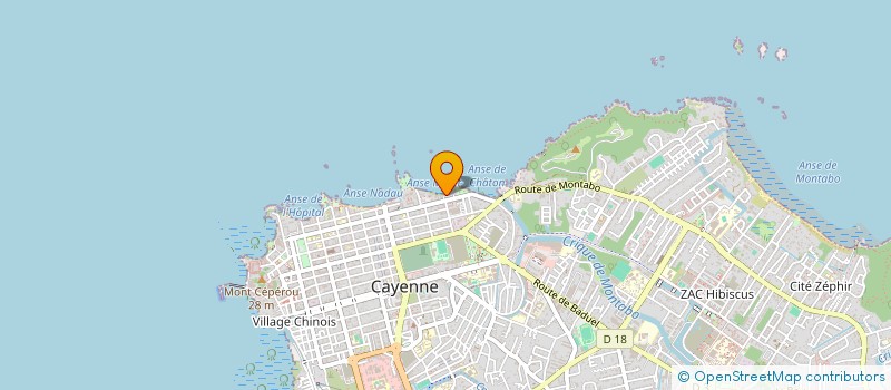 localisation de l'entreprise GROUPEMENT LANCRI à CAYENNE