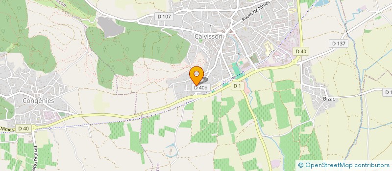 localisation de l'entreprise GROUPEMENT LANGUEDOCIEN DES AMIS DE LA FAMILLE  CALVISSON