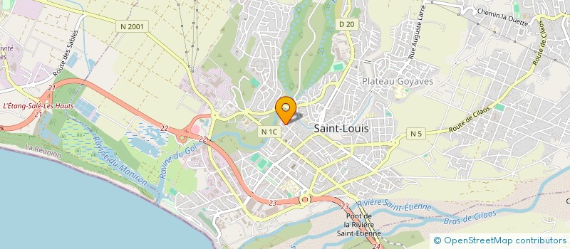 localisation de l'entreprise GROUPEMENT LOCAL EMPLOYEURS ST LOUISIENS  SAINT-LOUIS