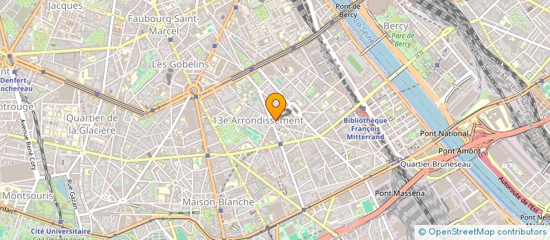 localisation de l'entreprise GROUPEMENT LOCATAIRES 4 PL NATIONALE SLC  PARIS