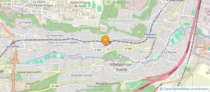 localisation de l'entreprise GROUPEMENT LOCATAIRES CLCV DE FOURCHEROLLES  PALAISEAU