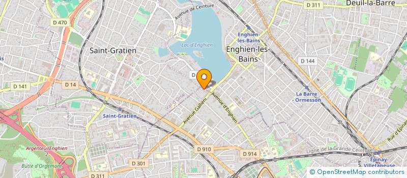 localisation de l'entreprise GROUPEMENT LOGEMENT MODERNE 1  ENGHIEN-LES-BAINS