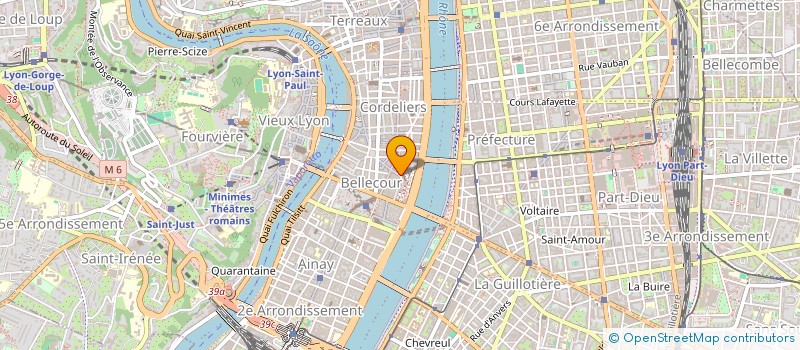 localisation de l'entreprise GROUPEMENT LYONNAIS DONNEURS SANG BENEVO  LYON