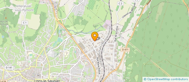 localisation de l'entreprise GROUPEMENT MAGELLAN à LONS-LE-SAUNIER