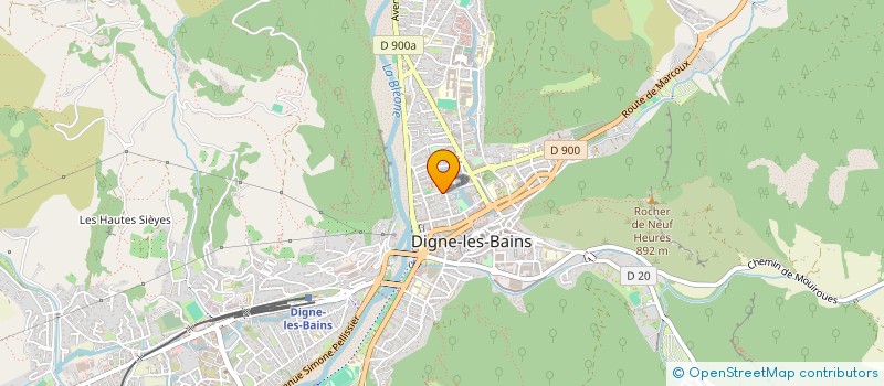 localisation de l'entreprise GROUPEMENT MEDECIN SPECIALISTE à DIGNE-LES-BAINS