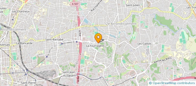 localisation de l'entreprise GROUPEMENT MEDICAL DES URGENCES à MARSEILLE
