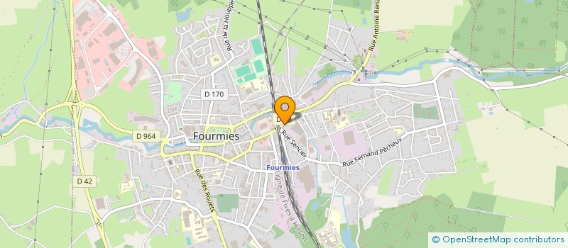 localisation de l'entreprise GROUPEMENT MEDICAL GALLIEN  FOURMIES