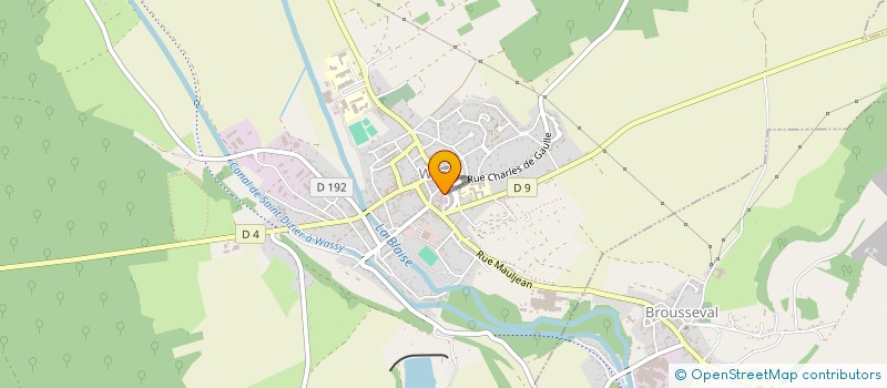 localisation de l'entreprise GROUPEMENT MEDICAL INDEPENDANT DES DOCTEURS DESBOIS- DUBUC à WASSY