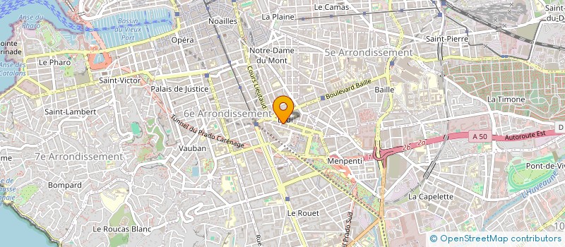 localisation de l'entreprise GROUPEMENT MERIDIO GENS HEUREUX à MARSEILLE