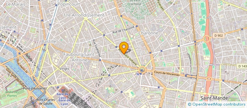 localisation de l'entreprise GROUPEMENT MULTI SERVICE  PARIS